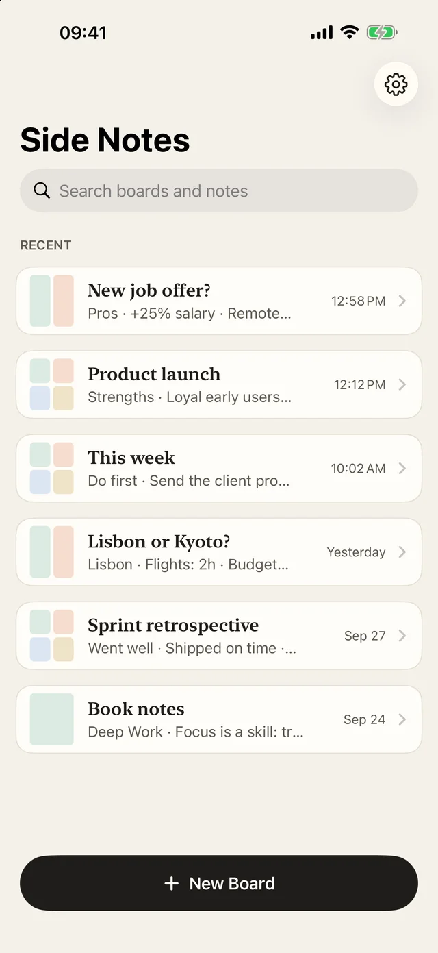 iPhone: the list of boards